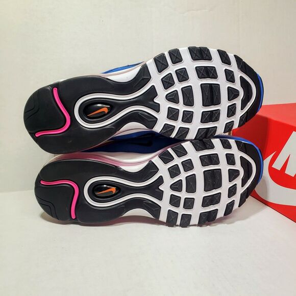 Nike Air Max 97 Multicolor White Black Active Fuchsia CW6992-100 Men\'s Size 8